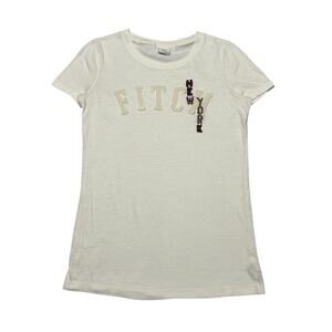 VTG Y2K Abercrombie & Fitch New York Fitted Baby Tee Shirt Women's Large